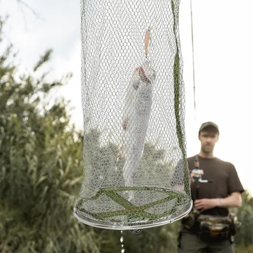 Filet de Pêche Pliable en Maille Facile à Ranger  شبكة صيد الأسماك