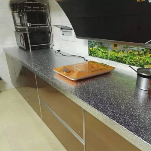Adhésif Cuisine 5M en Aluminium Résistant à lHuile, à la Chaleur et Facile à Nettoyer