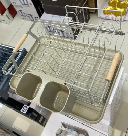 Égouttoir Double Niveau Premium avec Plateau pour Cuisine