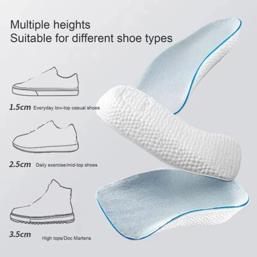 Semelles Augmentant la Taille 3.5cm  Soutien Orthopédique