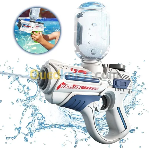 Pistolet à Eau Électrique Rechargeable No 9005  Pour Enfants et Adultes, Fun Garanti !