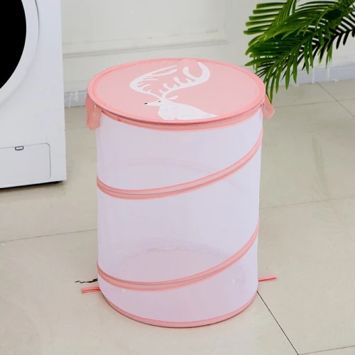Panier à Linge Sale Pliable avec Couvercle - Pratique et Compact