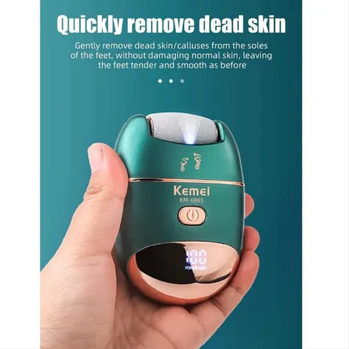 Kemei KM-6865  Appareil Exfoliant Pieds Doux et Lisses