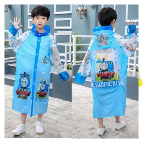 Cape de Pluie Enfant Étanche  Protection Complète Anti-Pluie
