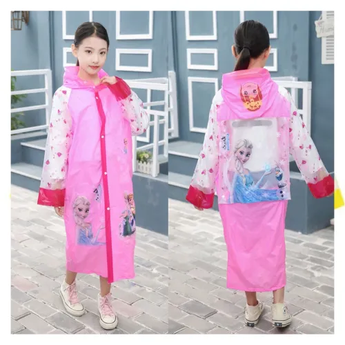 Cape de Pluie Enfant Étanche  Protection Complète Anti-Pluie