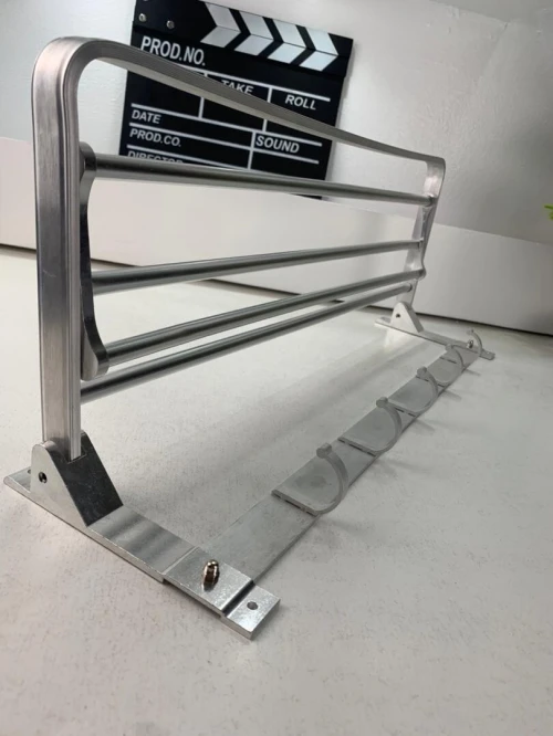 Étagère Murale pour Serviettes Pliable, Inox Durable et Crochets Pratiques