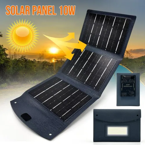 Panneau Solaire Portable USB  3000mAh, 10W pour Outdoor