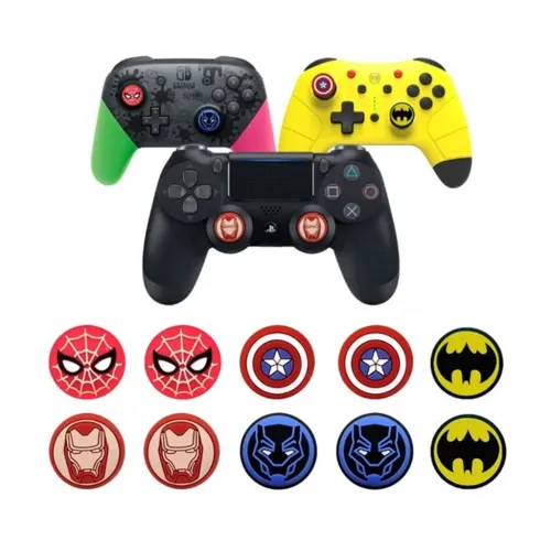 Pack 8 Couvre-Joysticks en Silicone Souple  Manettes Gaming