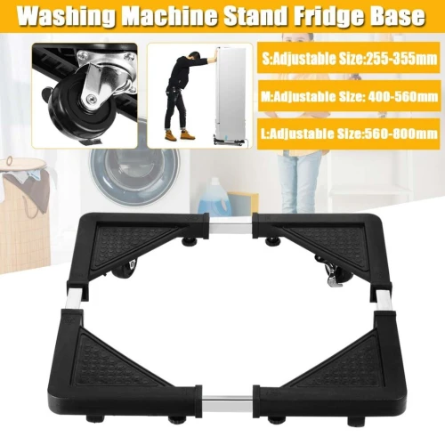 Support Roulant Réglable  Base en Acier Inoxydable pour Électroménagers