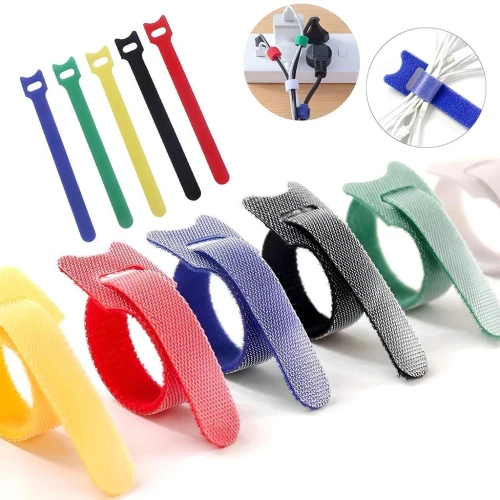 20PCS Organisateurs de Câbles Réglables pour Maison et Bureau