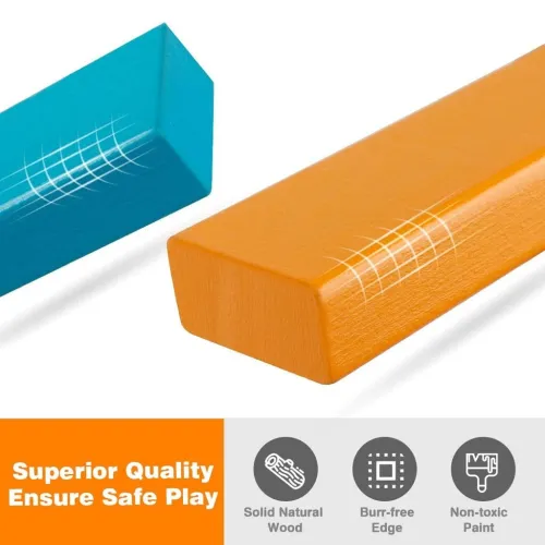 Jeu dÉquilibre 30 Pièces  Blocs Colorés à Empiler et Renverser