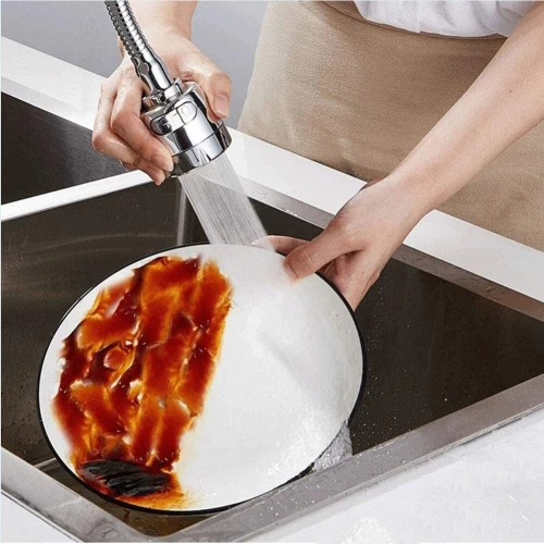 Tuyau Flexible dExtension pour Robinet de Cuisine en Acier Inox