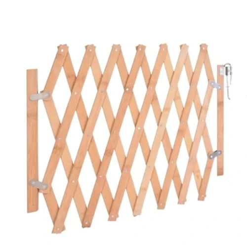 Barrière de sécurité pliable en bois pour Enfant