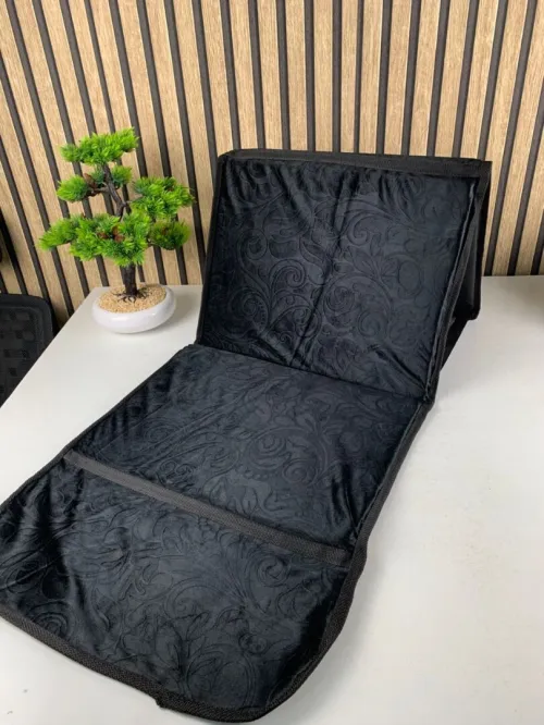 Tapis Sultan V2 pour Prière  Pliable avec Support Dossier et Poche Arrière