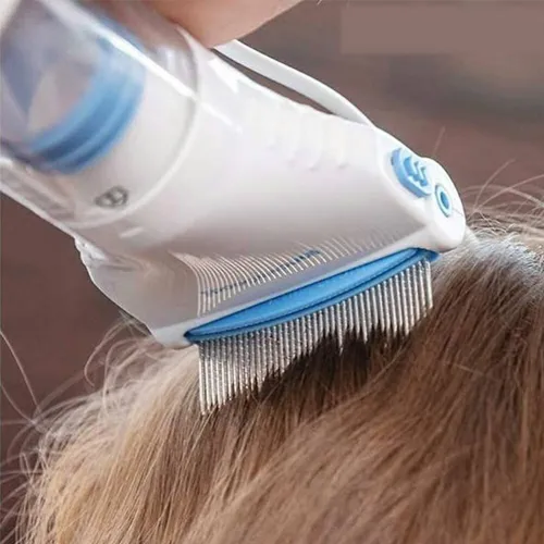 Peigne Électrique Anti-Poux  Nettoyeur de Cheveux Pratique