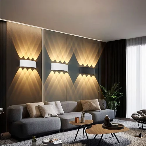 Applique Murale étanche LED 8W Lumière Blanc Chaud 6500K  مصباح جداري