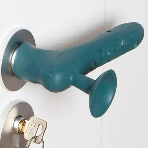 Protecteur de poignée de porte en Silicone avec Ventouse - Anti-Choc (1Pcs)