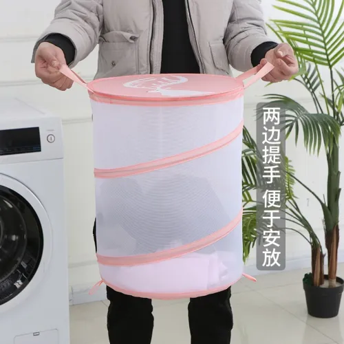 Panier à Linge Sale Pliable avec Couvercle - Pratique et Compact