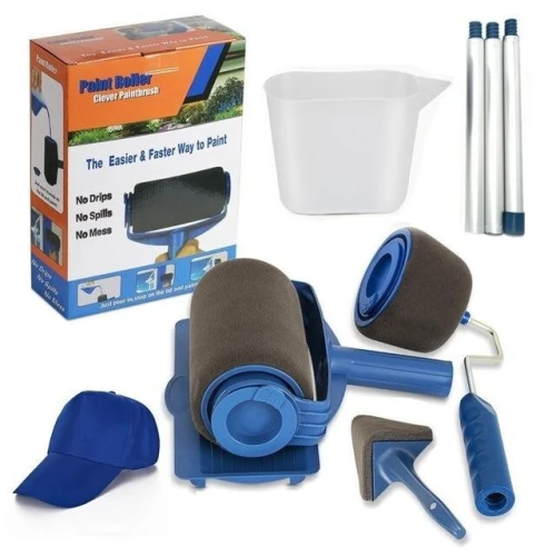 kit Rouleau de peinture mural 7 pièces multifonctionnel