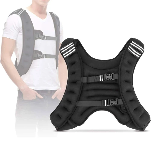 Gilet lesté dentrainement 5KG réglable avec bretelles élargies  صدرية تدريبات للمحترفين