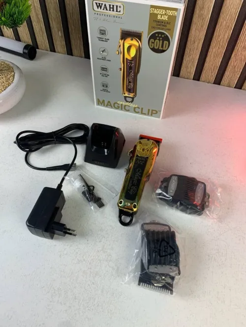Wahl Magic Clip Gold Sans Fil  Tondeuse de Coupe Professionnelle