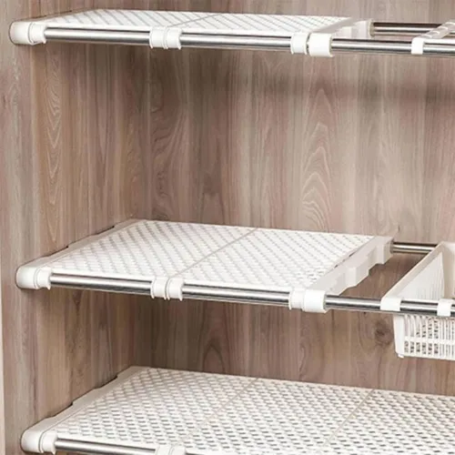 Organisateur de Placard Extensible  Support Télescopique Ajustable