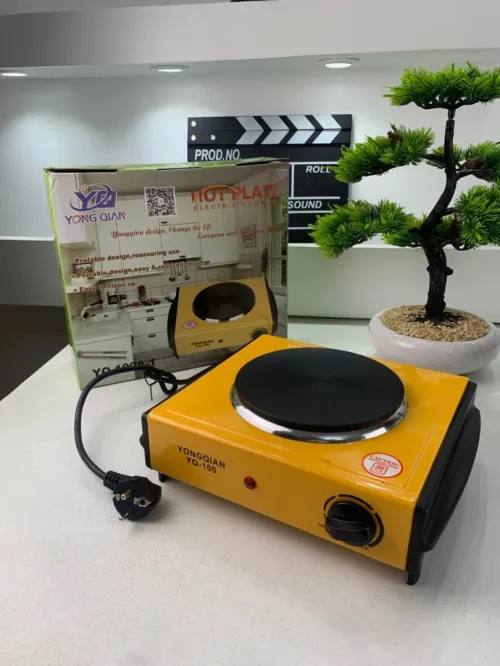 Mini Plaque de Cuisson Électrique 1000W Portable et Robuste