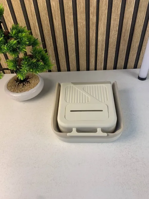 Poubelle Cuisine Accrochable  7L avec Distributeur de Sachets