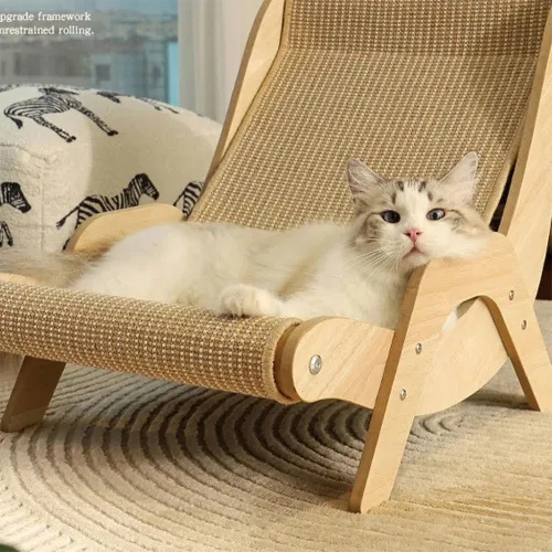 Fauteuil Relax en Sisal pour Chats et Animaux de Compagnie