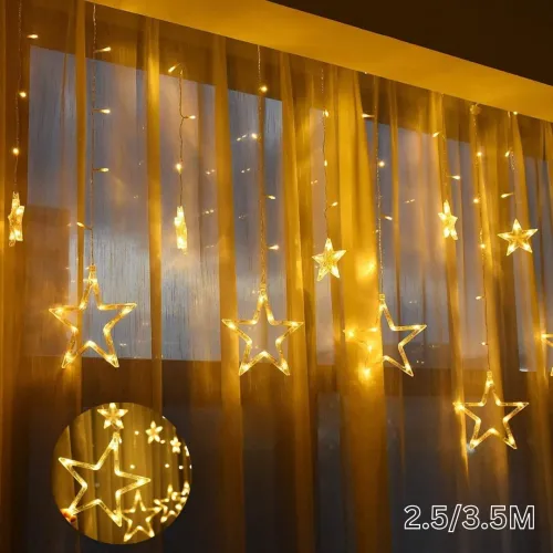 Guirlande LED Étanche pour Salle, Fenêtre et Événements Festifs