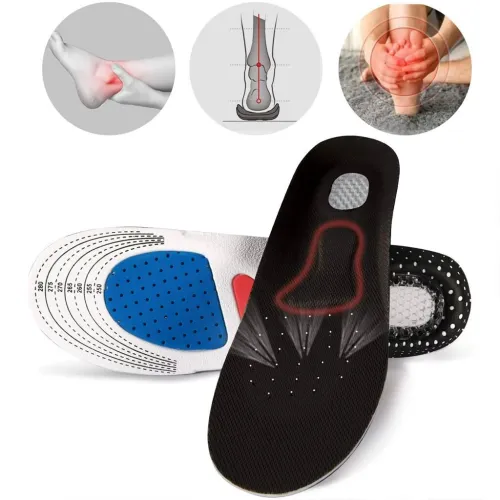 Semelles Gel de Confort Orthopédique  Réduction des Douleurs & Absorption des Chocs