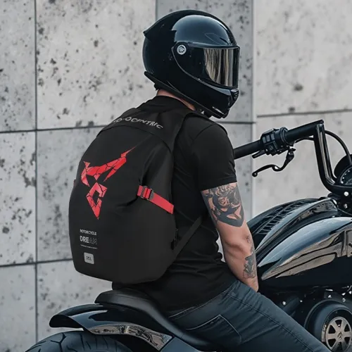 Sac à Dos pour Casque de Moto  Grande Capacité et Résistant