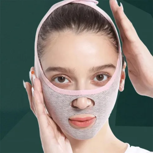 Masque de Raffermissement V Face pour Femmes avec Ceinture Liftante A929