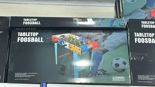Table de Baby-Foot en bois MidiLi - jeu convivial à 6 barres
