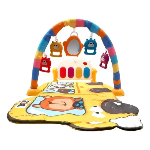 Tapis dÉveil Musical pour Bébé  Piano et Jouets Suspendus