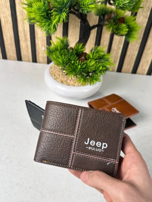 Portefeuille Homme Multi-Poches  Simili Cuir Élégant Jeep Buluo V3