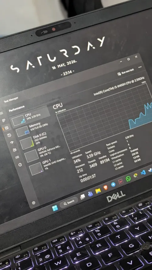 Dell latitude 5401 i5 9th +16gb ram. Double carte graphic
