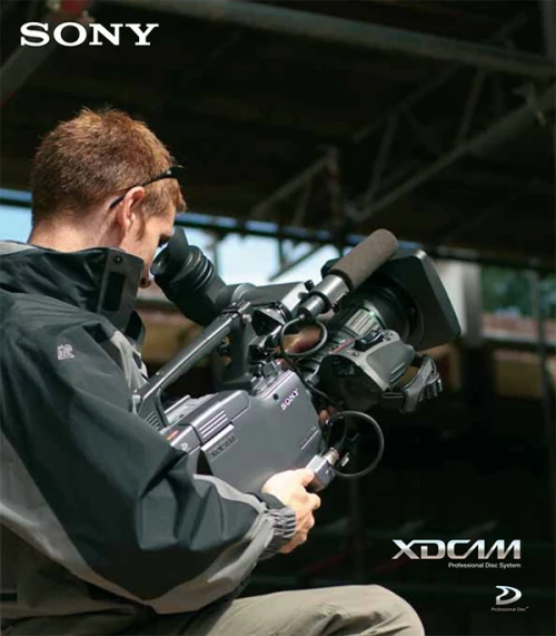 Sony PDW-850 caméra d'épaule professionnel | XDCAM Full HD 422 3CMOS 2/3" + HDVF-200 conçue pour la production vidéo de haute qualité
