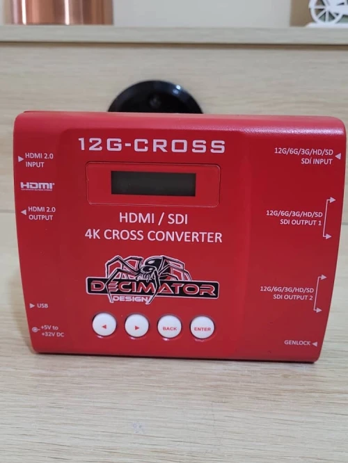 CONVERTISEUR 4K HDMI/SDI DECIMATOR 12G-CROSS