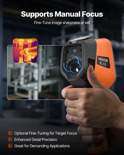 VEVOR Caméra Thermique Tactile 8.9cm - 20 à 460 degrés  - Transfert WiFi