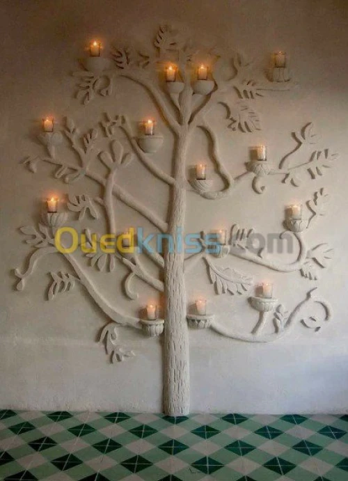 sculpture mural façade et interieur 