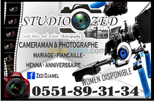 photographe cameraman 
