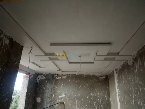 Faux plafond placoplatre. Aluminium Cl