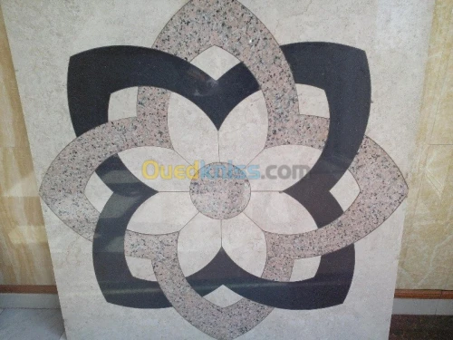 découpe au jet d'eau marbre