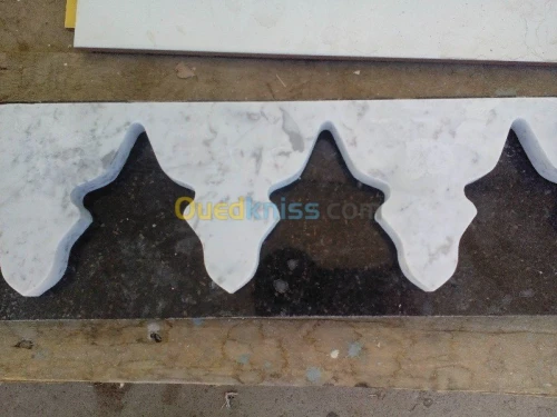 découpe au jet d'eau marbre