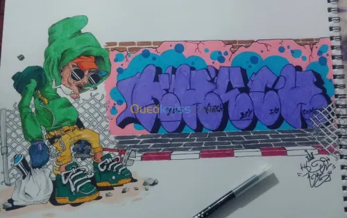 dessin graffiti / décoration