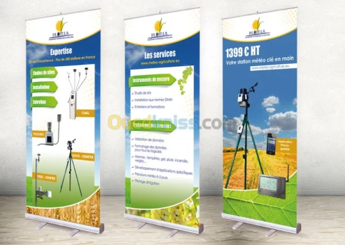 Banderoles et X-Banners