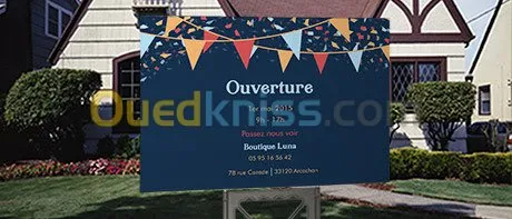 Réalisation pose panneaux Pancartes