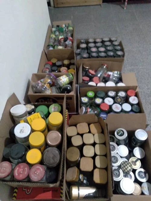Vends des bocaux en verre