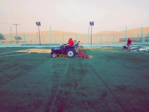 Fourniture et pose du gazon synthétiqu